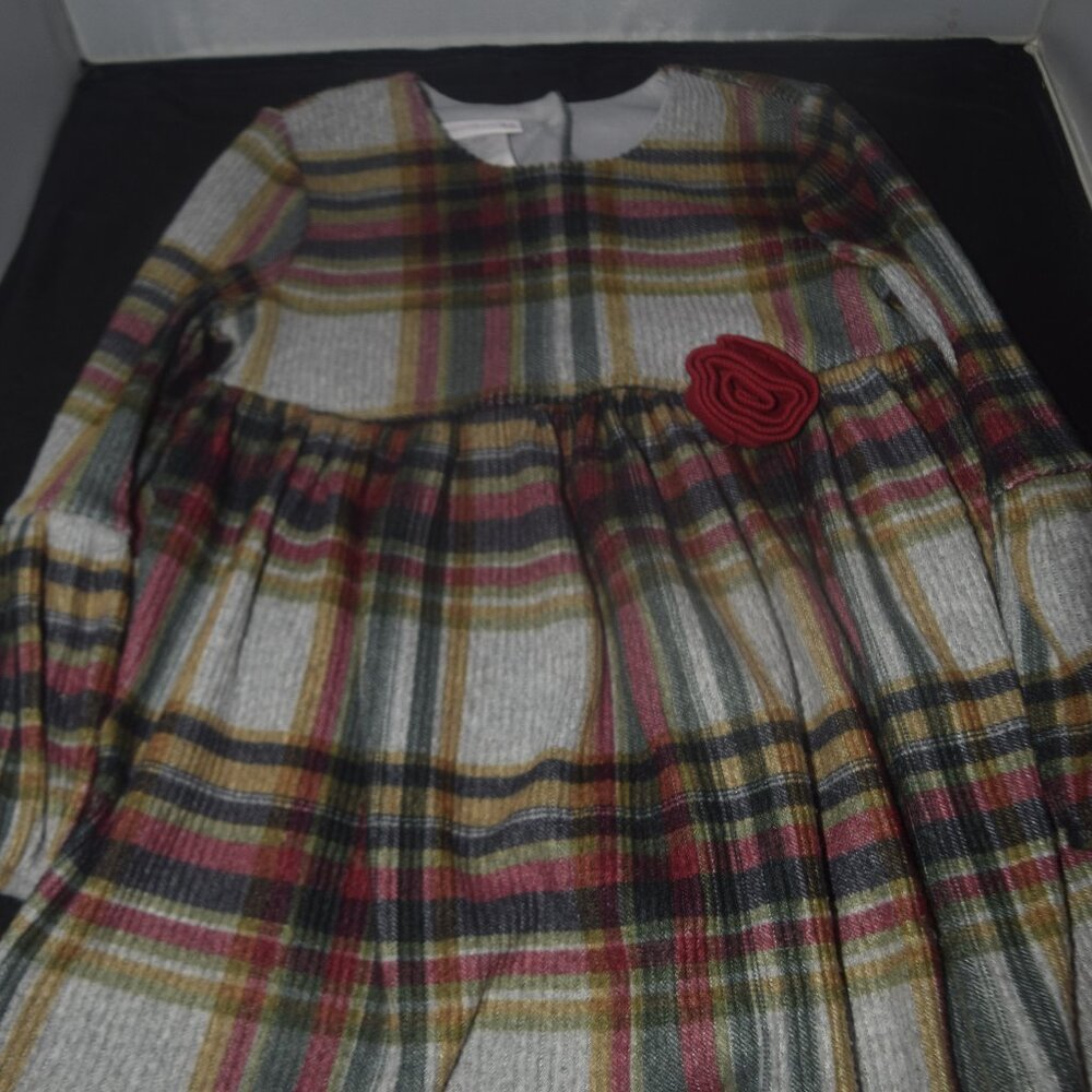 Bonnie Jean plaid dress 4T